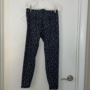 Leopard, gray, and black tights